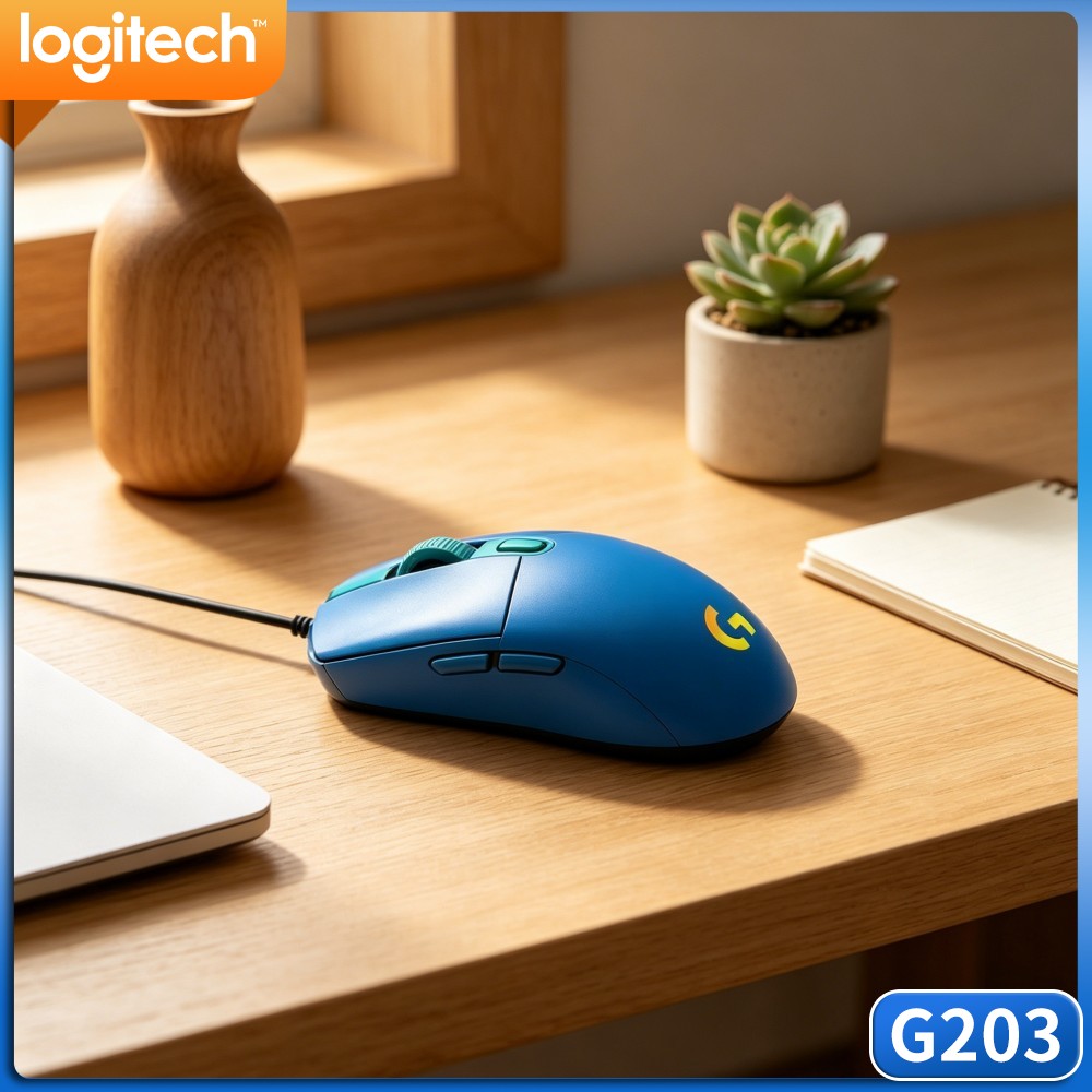 Logitech Mouse G203 - Mouse da Gaming Cablato Logitech G203