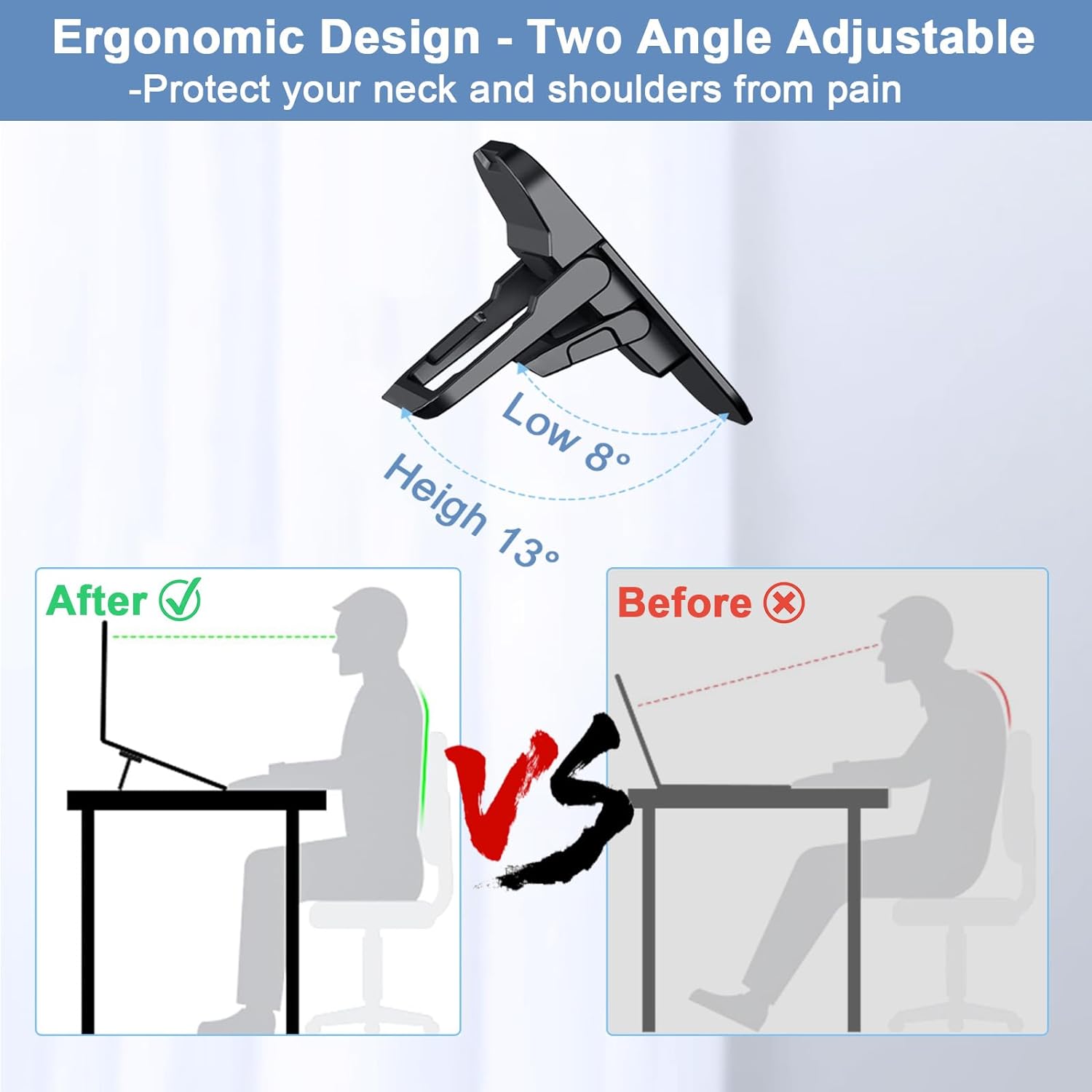 Supporto per Laptop Pieghevole - Laptop Ergonomic Accessories recensione e prezzo