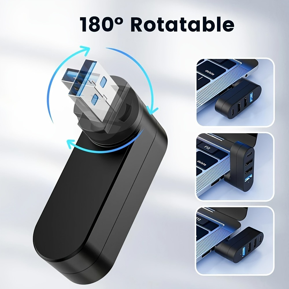 Mini Hub USB 3.0 a 4 Porte, Ad - Laptop Accessories Box recensione e prezzo